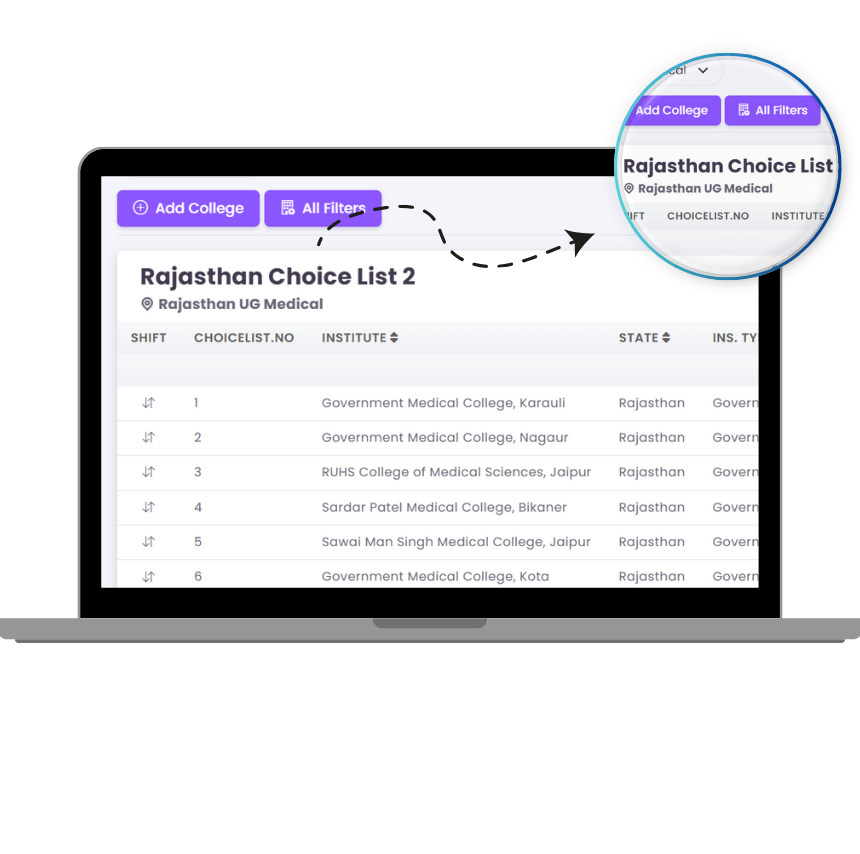 Choice List
